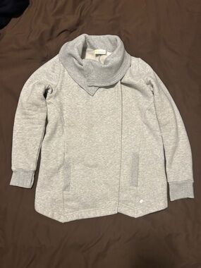 Zella by Nordstrom Grey Cowl Neck Sweatshirt